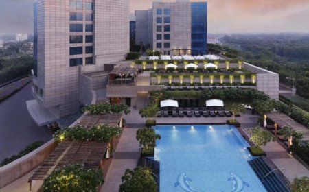 The Leela Ambience Gurugram, Ambience Island, Starts $220, Rating 4.6, Gurgaon